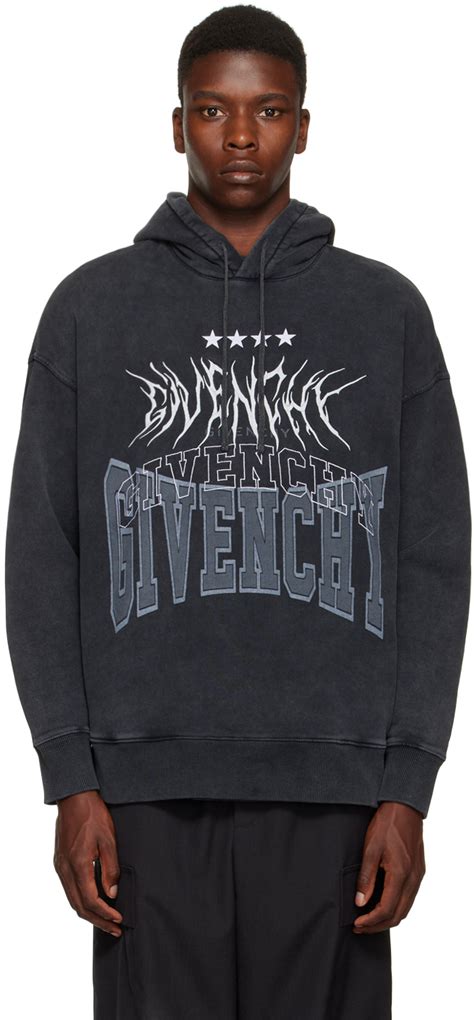 givenchy grey hoodie|reversible givenchy black hoodie.